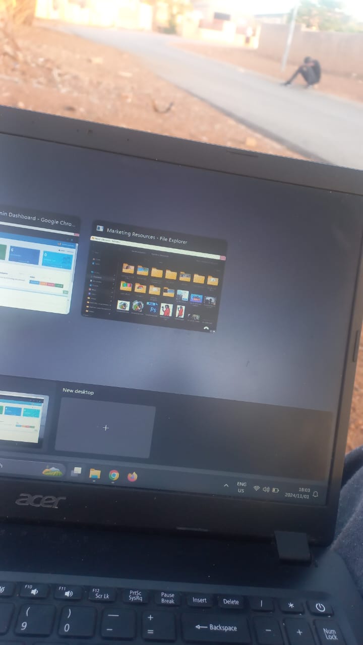 mooching off the Royal Funerals WiFi on the street